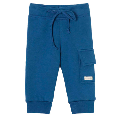 Штанишки с накладным карманом Blueberry Крошка Я 9834401 синие 1